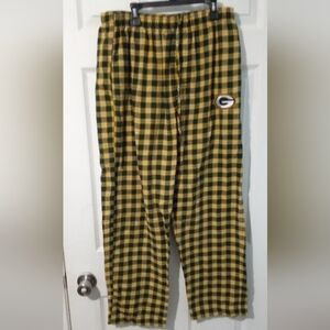 NFL Green and Yellow Plaid Pants
